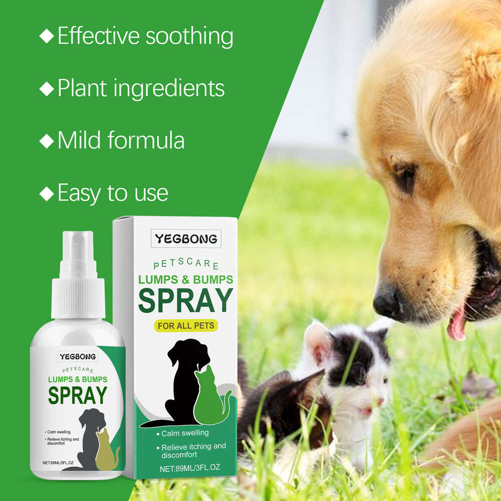 Yegbong Pet Care Spray for Cats Dogs to Relieve Skin Discomfort and Protect Pets S260203