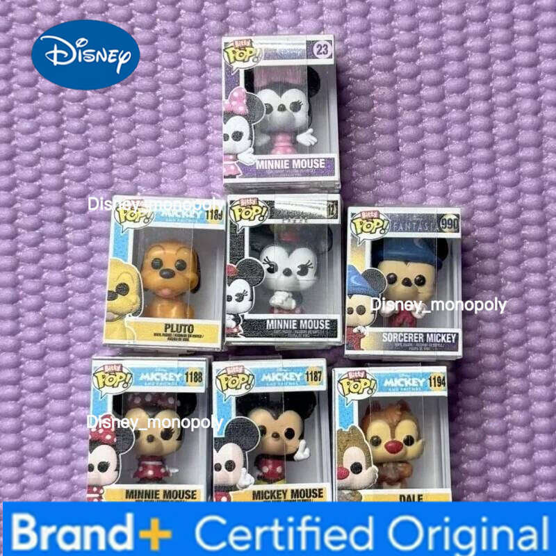 Disney Funko Pop Bitty Blind Mini Action Doll Model Mickey Minnie Donald Duck Collect Decoration Lucky Mysteriou Box Toy H260205