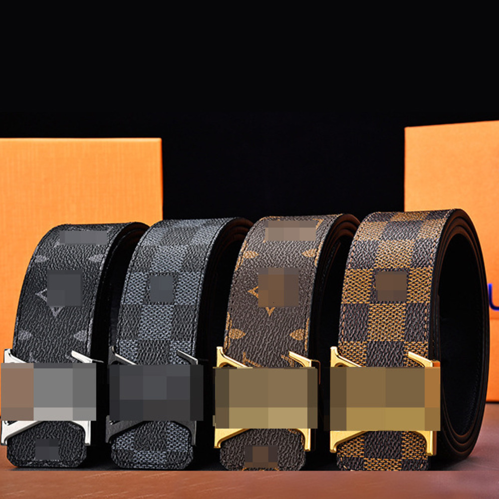 v Belt Men Women Designer luis Belt Soft Leather Belt Soild Gold Silver Black Gurtel Ceinture Luxe Riem H Mens Belt Printed V Buckle