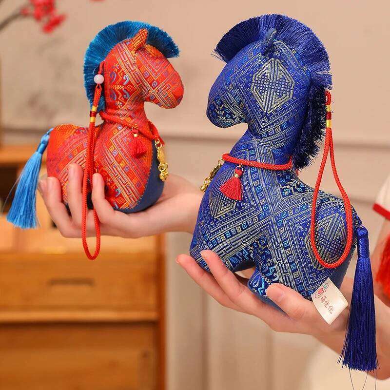2026 Horse Decorations Lunar New Year Lucky Mascot Desktop Ornament Spring Festival Home Decor Party Gifts S260204