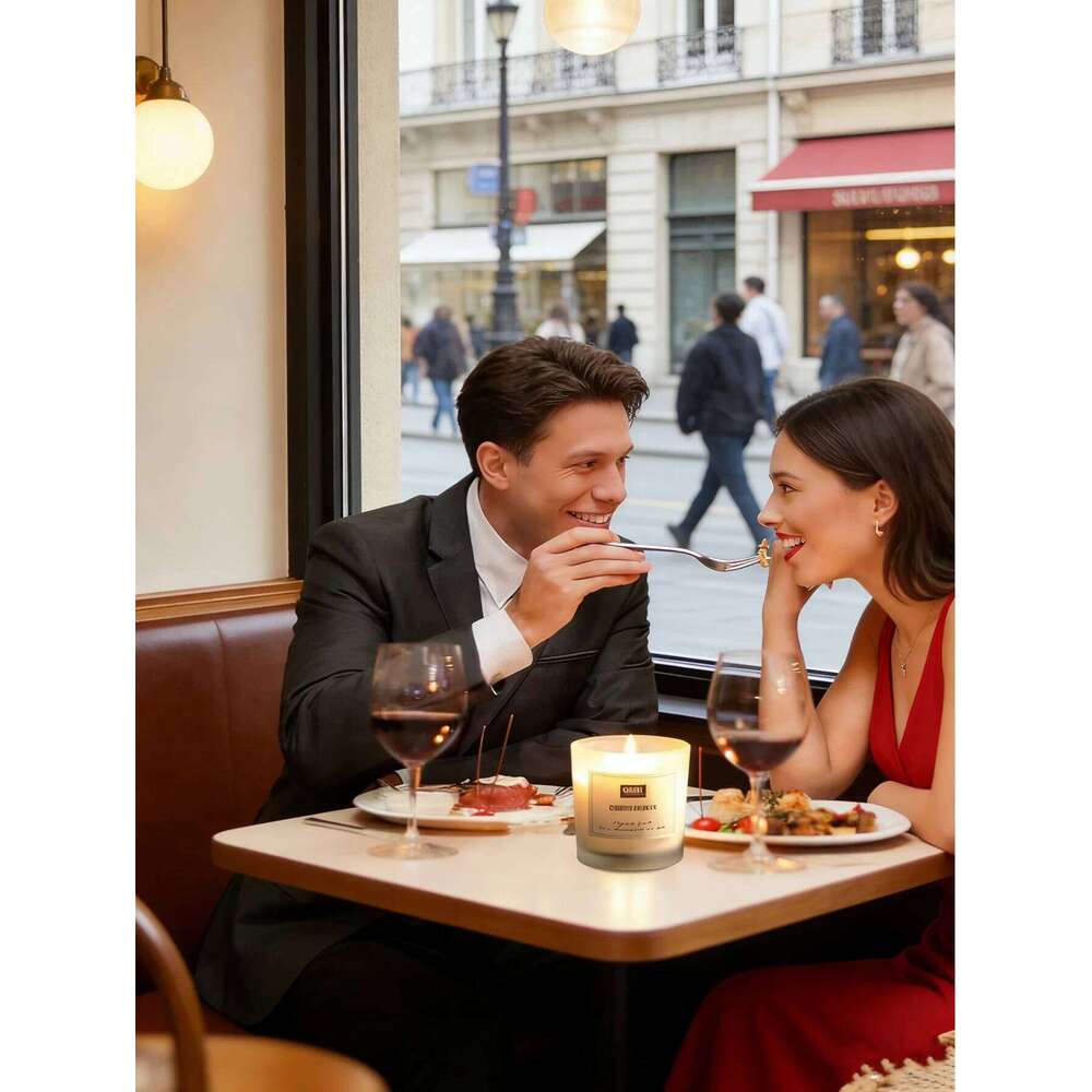 When wax is lit, it emits a smokeless, serene fragrance, serving as an aromatherapy for calming the mind and aiding sleep. H260205