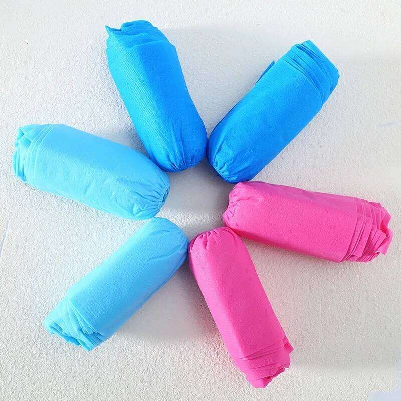 Disposable Non-Woven 50Pack & Shoe Durable Non Slip Overshoes Boot Covers for Indoor Outdoor Home Floor S260204