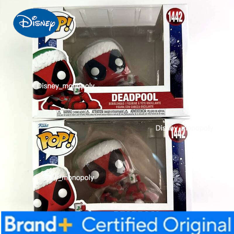 Disney Original Funkos Movies Deadpool Parody Lying Down #1442 Vinyl Action Figure Toys Collectible Dolls Kids Gifts H260205