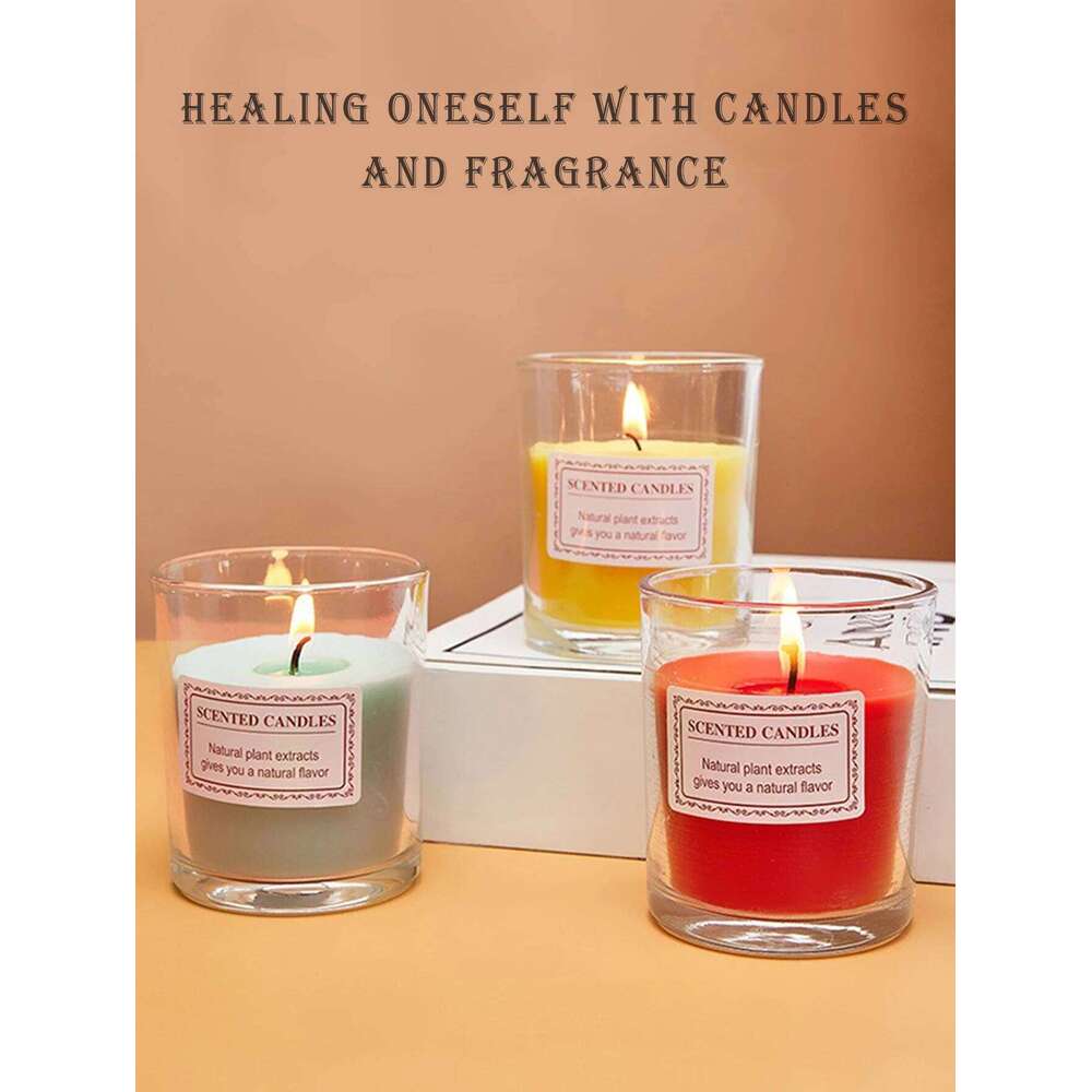 Indoor Home Fragrance Candle, Family Decorative Aromatherapy Candles, Scented Lighting for Living Room and Bedroom H260205