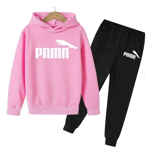 2026 Spring Autumn Tracksuit 2pcs Set Boy Girl Kid's Clothes Hoodie+Pants Suit 3-12 Years Children Holiday Gifts X260205 - view 4