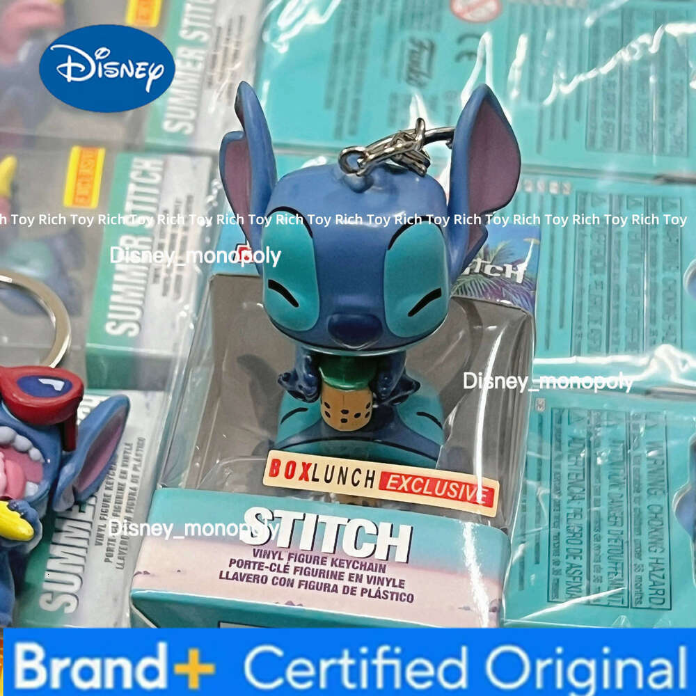 Disney Funko Pocket POP Toy for Collection Ice Cream Stitch Doll Keychain Action Figures H260205