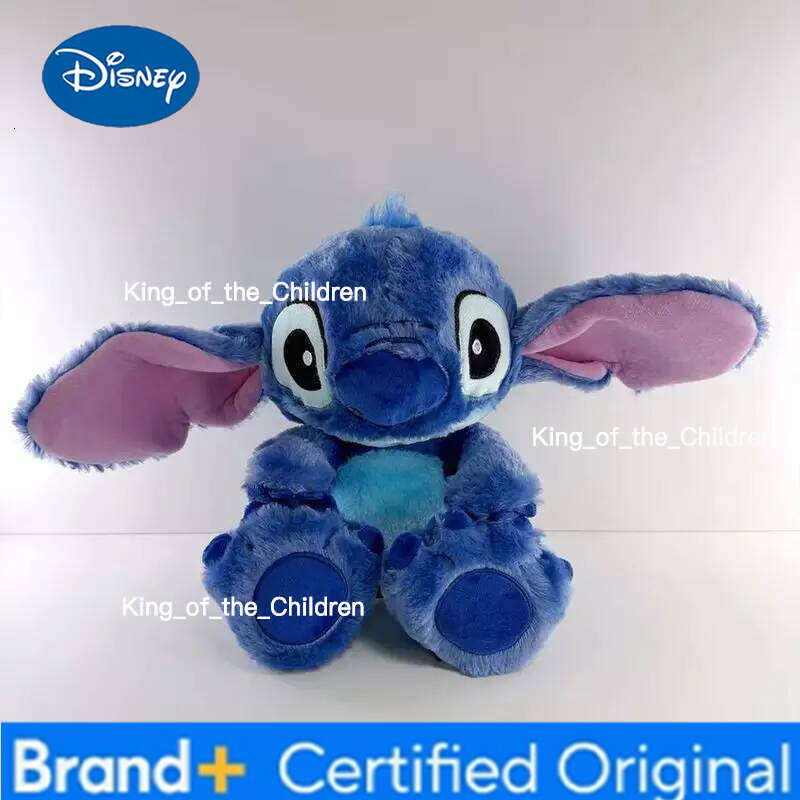 Disney Lilo&Stitch Plush Doll Breathing Kawai Soothing Toy Baby Music Light Pink Stitch Children Christmas Surprise Gift H260205