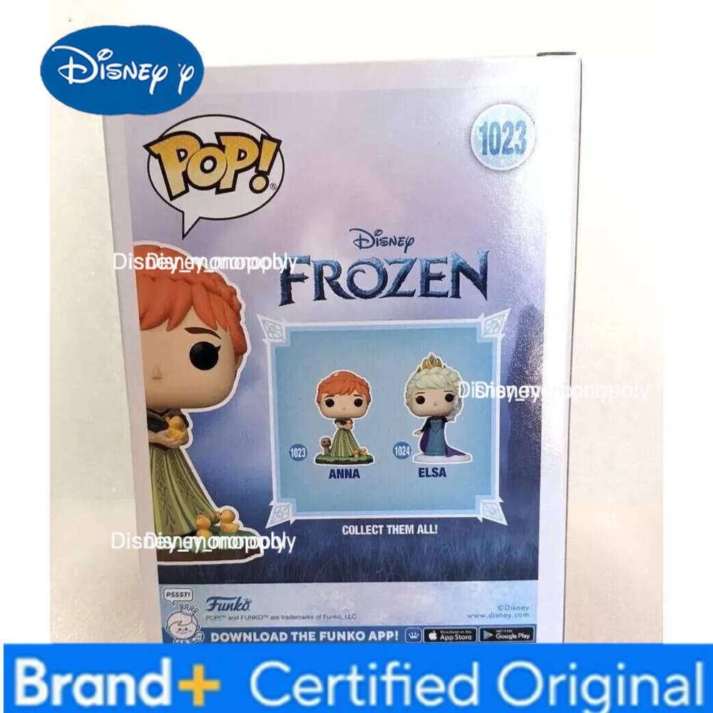 Disney Pop! Princess Action Figures Funko Pop Anna Model Toys Anime Figureine Q Version Doll Collectible Vinyl Figure Gifts H260205