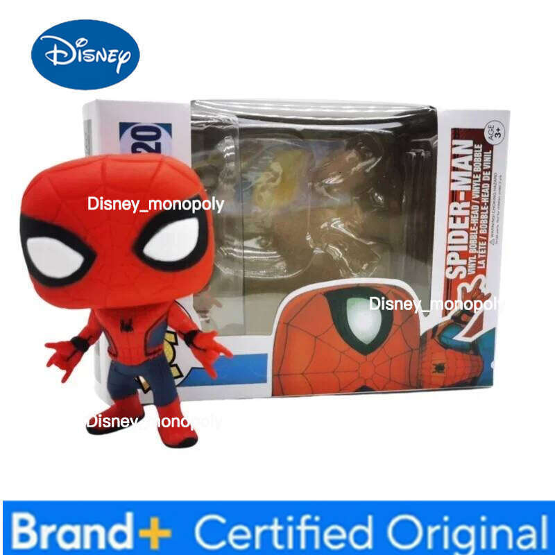 Disney High Quality Homecoming The Avenger Parker Spider #220 Black Gold Suit popstyle action figure Toys for kids Xmas gift H260205