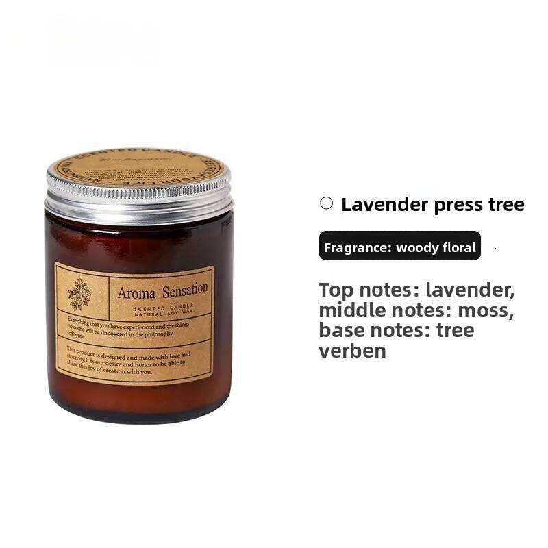 1pcs Candle Aromatherapy Box Soy Wax High End Customized Glass Cup Fragrance Companion Gift H260205