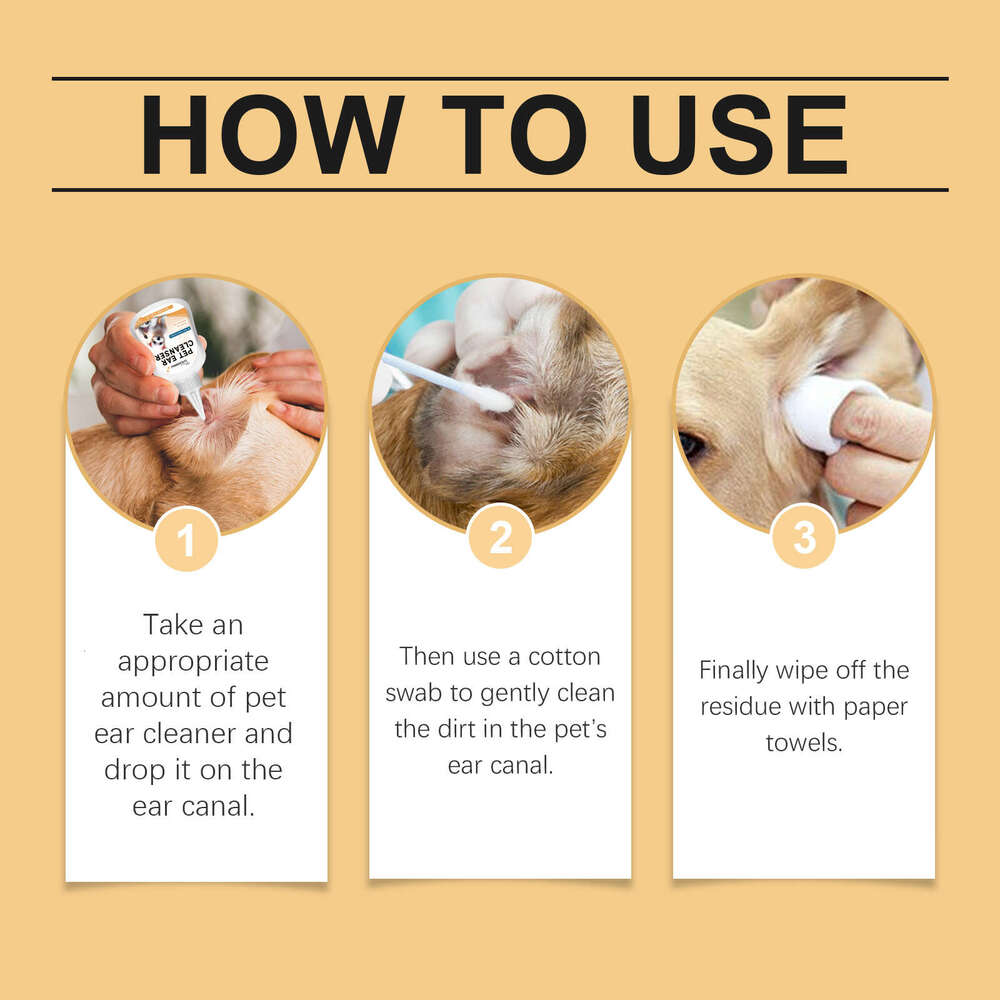 Yegbong Pet Cleaner Universal Ear Cleaning Solution for Cats and Dogs S260203