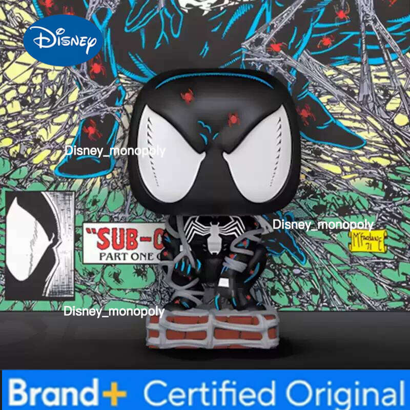 Disney Funko Pop Comic Covers Torment Spider-Man Sub-City #1 Symbiote Suit Exclusive Toys for Boys Gift Collectible H260205