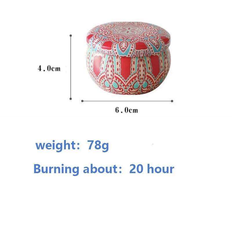 Gbbma A box of notes Scented Use natural dried flowers candles For indoor aromatherapy H260205