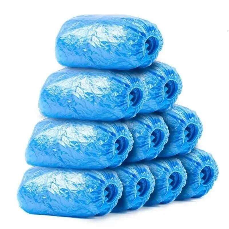 Disposable waterproof shoe covers, rainy day thick long tube farming boots, outdoor drifting plastic boots wholesal S260204