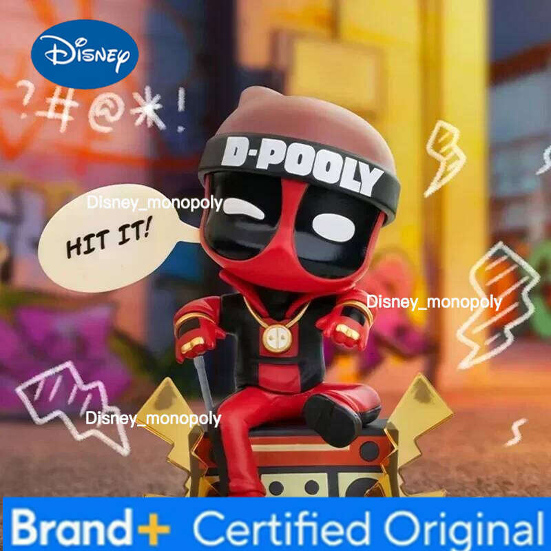 Disney POP MART Marvel Deadpool Series Blind Box Guess Bag Desktop Decoration Cute Model Gift Girl Toys Anime H260205