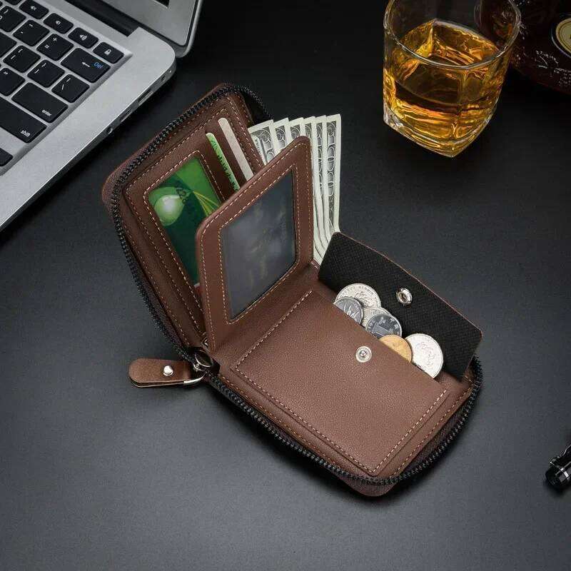 Unisex Retro Vintage Wallet European and American Horizontal Style PU Leather Multi Functional Coin Card Holder Wallets Z260205
