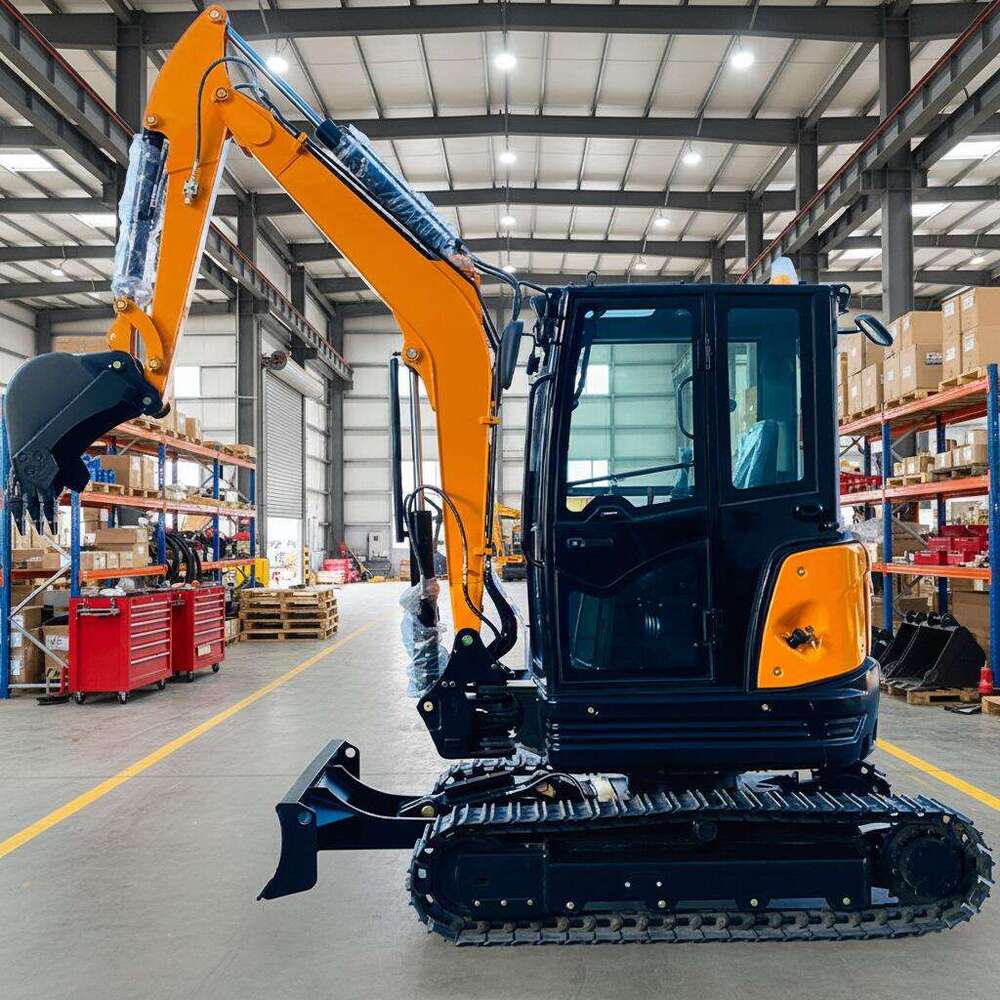 Mini Excavator Crawler 3.5 Ton Featuring Smooth Swing Brake and Travel Motor Reliable Small Digger Machine for Precision Slope Finishing