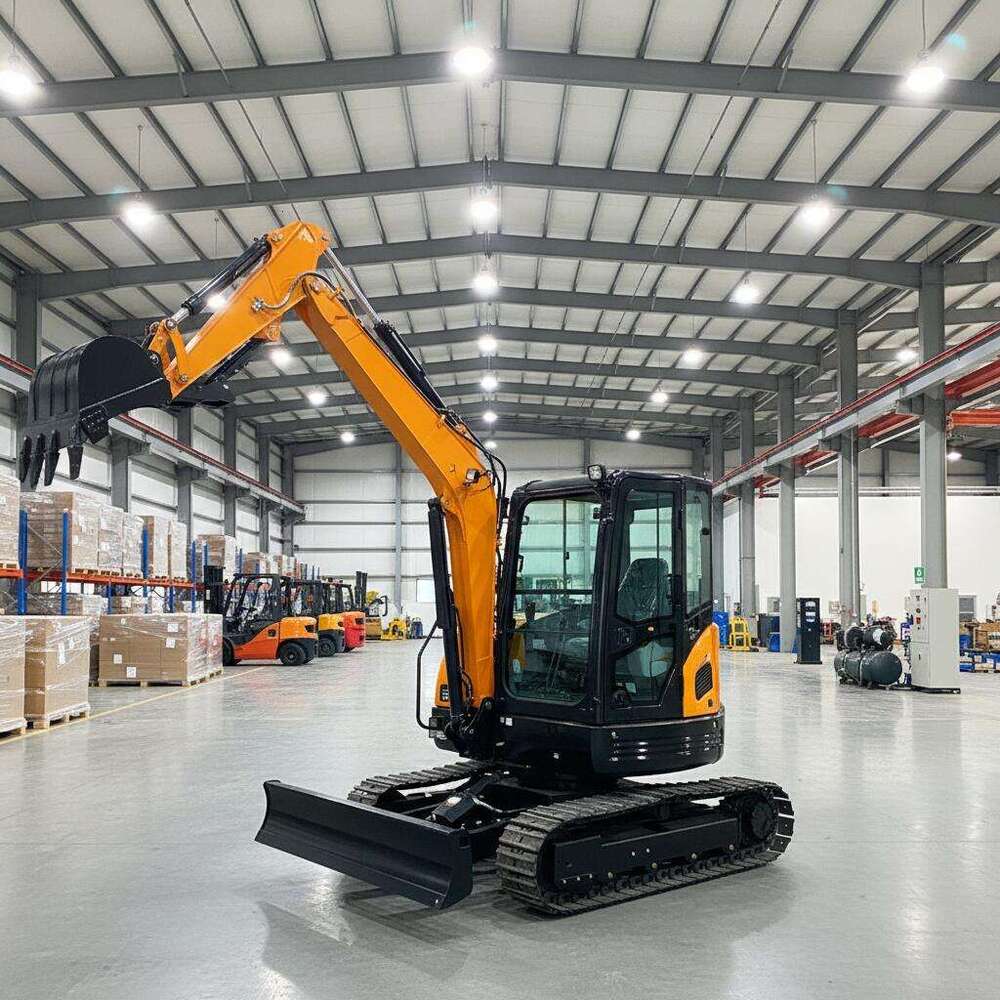 Crawler Mini Excavator 3.5 Ton for Retaining Wall Construction and Grading High Performance Small Tracked Digger for Landscaping Business