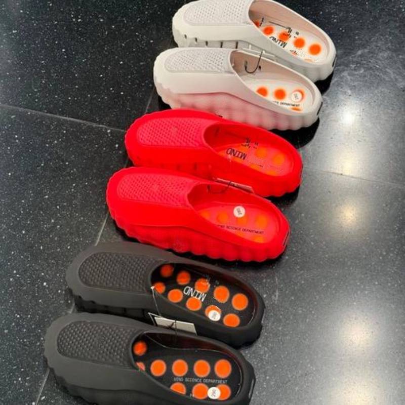 2026 New Big Size US5-14 Mind 001 Sports Sandals Men's Women's Pregame Mules Solar Red Mind-001 Recovery Slides Light Smoke Grey Mind001 Clogs Black Mind 002 Sneakers