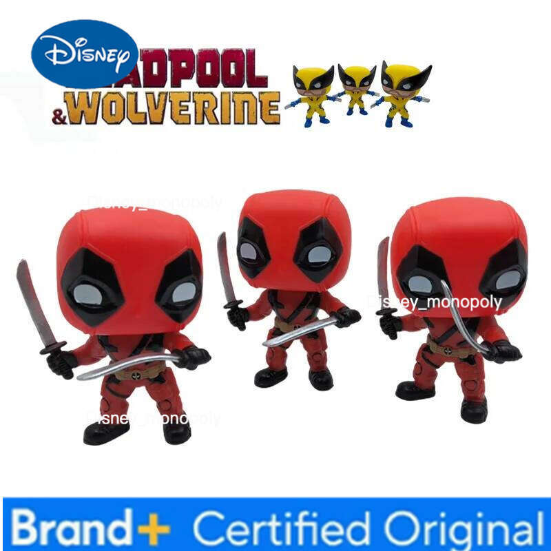 Disney Wolverine Deadpool 3 Action Marvel Movie Characters Figure Toy Doll Model H260205