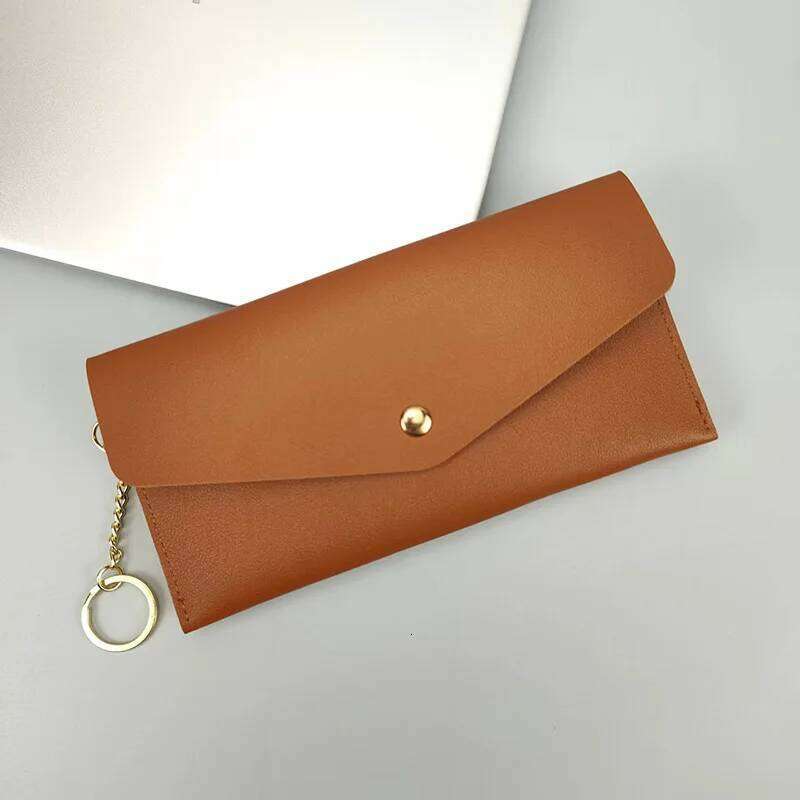 Fashionable And Sweet Stylish Long Wallet With Large Capacity Button For Convenient Use In Travel Fashion Women's Card Bag Z260205