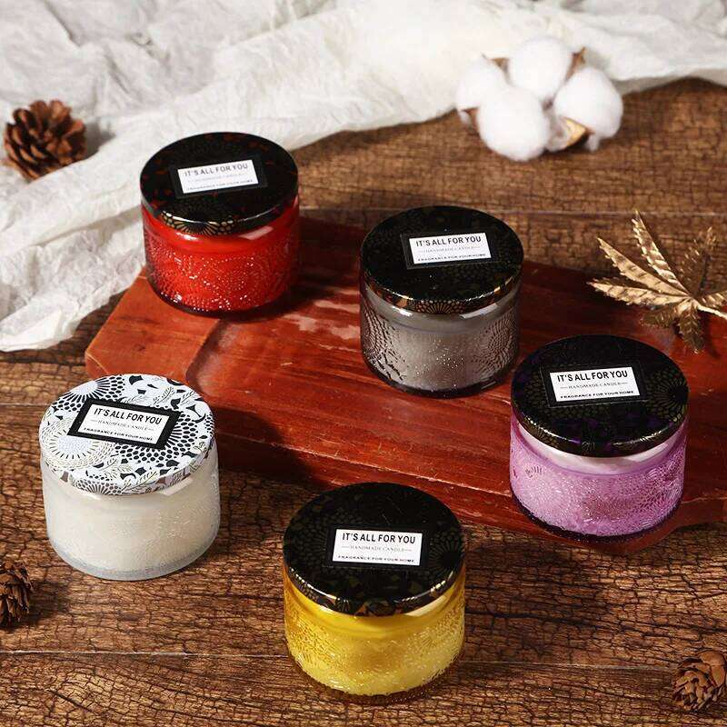 Indoor Aromatic Small Cup Jar Candle Sculpture Design for Home Decor And Relaxation H260205