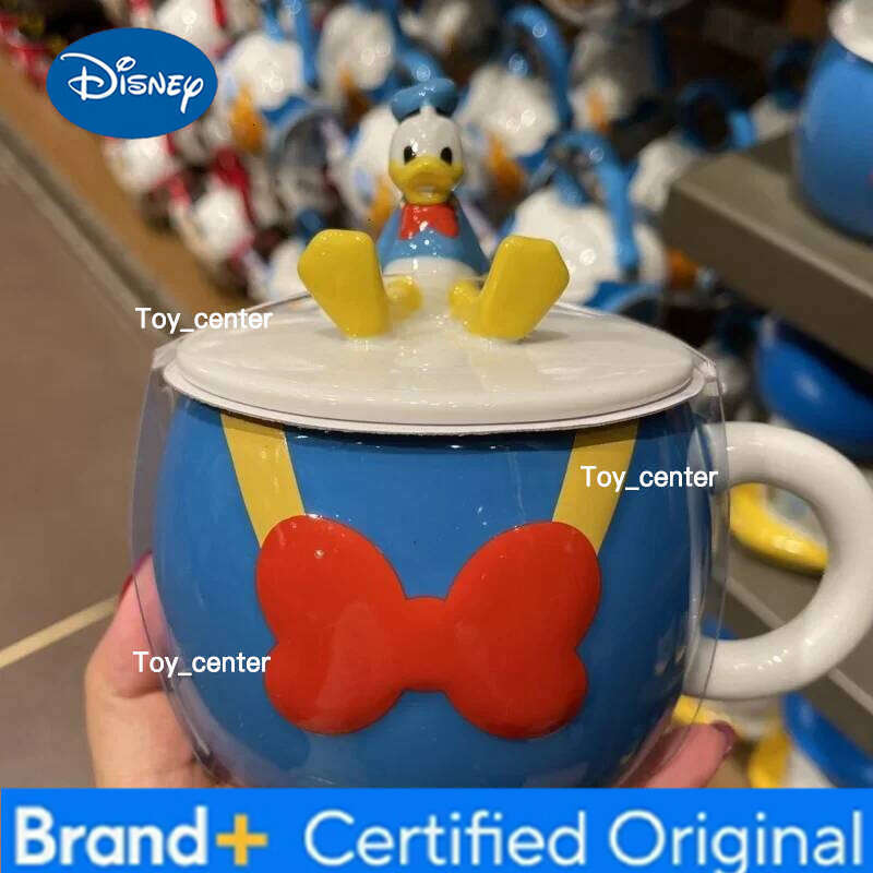 Disney Donald Duck And Friends Mickey Mouse Cartoon Creative Ceramic Mug Coffee Milk Cups Drinkware Water Cup Gift H260205