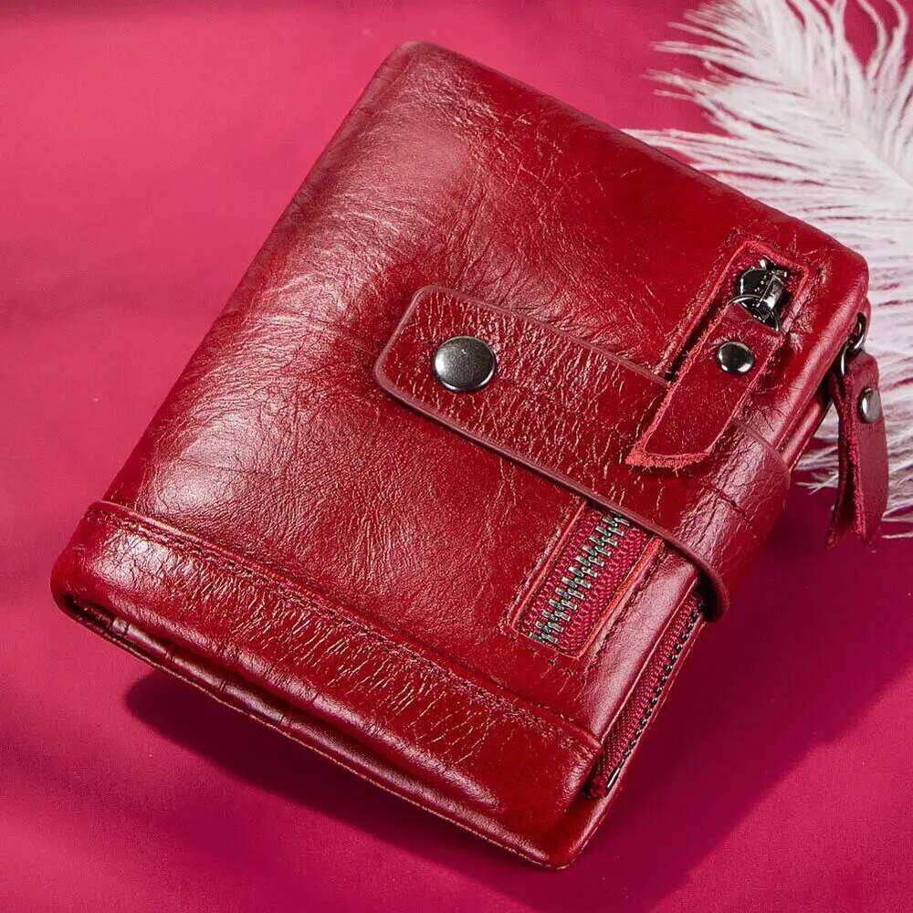 Genuine Leather Women Wallet for Coin and Card High Quality Small Female Clutch Handy Purse Fashion Ladies Walet Luxury Brand Z260205
