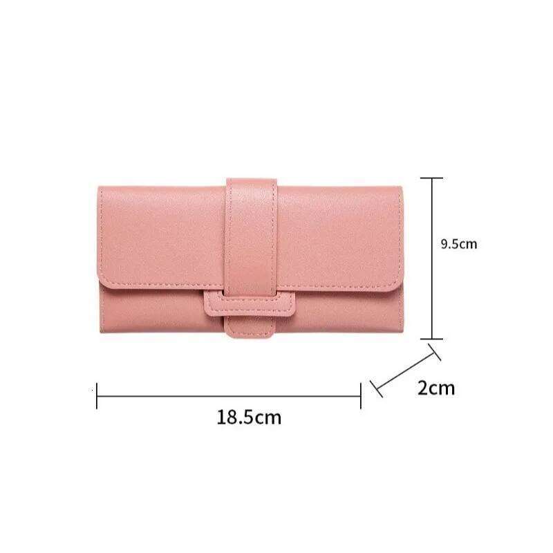 Womens Fashion PU Leather Large Capacity Long with Multiple Card Positions Stylish Wallet for Dating Work Shopping Z260205
