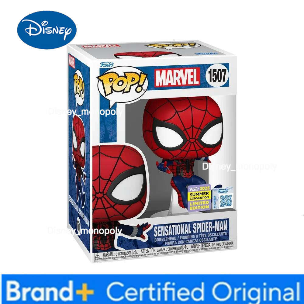 Disney Miles Morales Action Funko Pop Spider-Man Series Anime Figure Doll Limited Edition Model Original Toy Gifts H260205