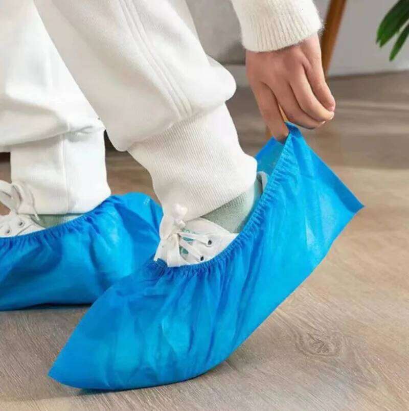 Wholesale Disposable Covers Plastic Waterproof Anti-slip Booties Home Travel Hotel Non-woven Shoe Cover Supplies S260204 735