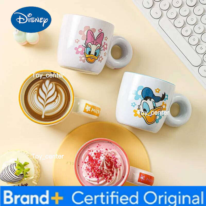 Disney Character Series Creative Mugs Friends Birthday Gifts Exquisite Ceramic Water Cups 275ml Breakfast Milk Cup H260205