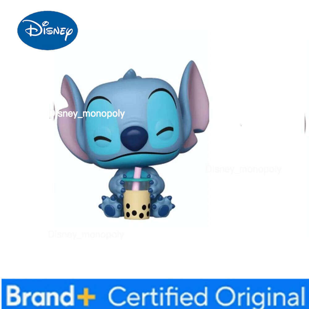 Disney MINISO Elf Hot Sale Star Baby Stitch Little Gold Handmade Vinyl PVC Doll Toy Children's Gift H260205