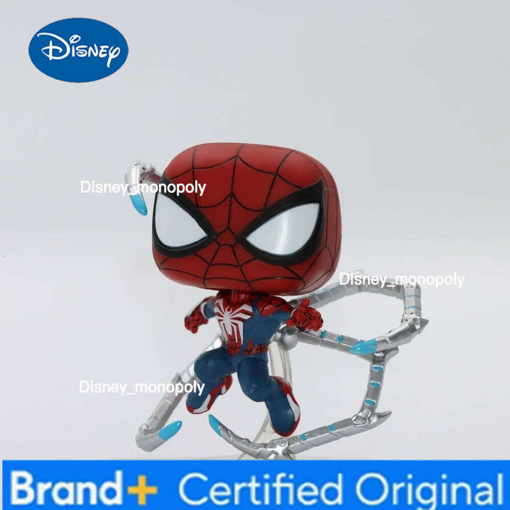 Disney Peter Parker Advanced Suit 2.0 Figure Game Spider-Man 2 Funko Pop! #971 Official Authentic Limited Edition Figures Fans Toy Gift H2602051