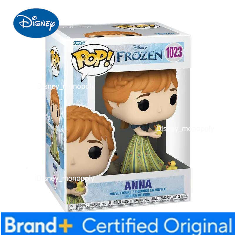 Disney Pop! Princess Action Figures Funko Pop Anna Model Toys Anime Figureine Q Version Doll Collectible Vinyl Figure Gifts H260205