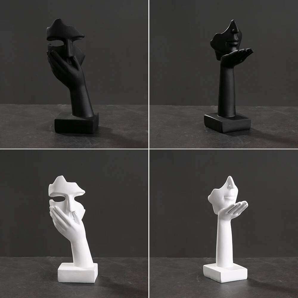 European crafts ornaments simple abstract figure office living room sculpture art decorations S260204