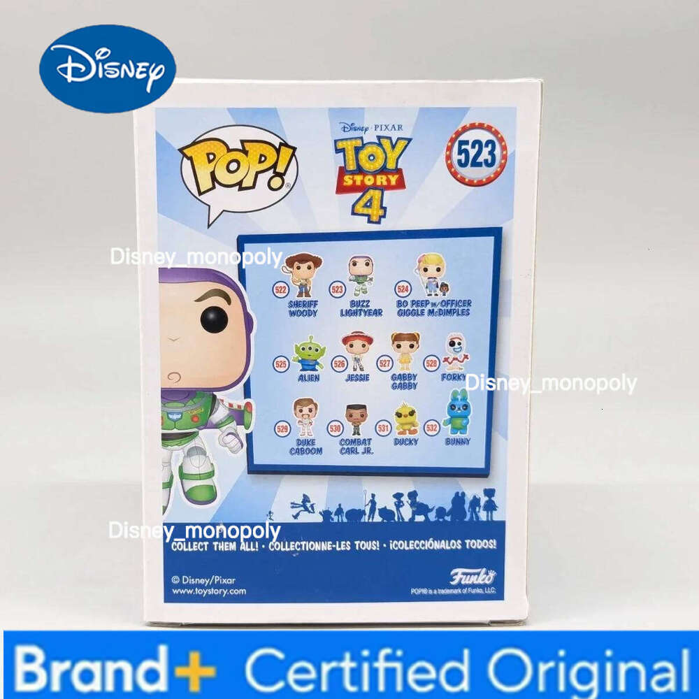 Disney Funko Pop Buzz Lightyear 523 Vinyl Figures Pixar Story 3.75 inch Figurine Collectible Limited Edition Model Toy H260205
