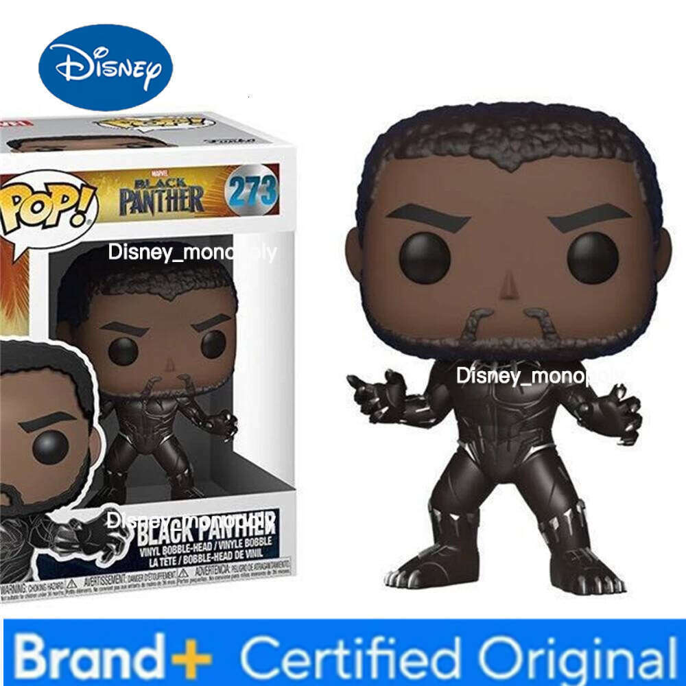 Disney FUNKO POP Avengers: Endgame SThor Spider-Man Iron Man Black Panther Action Figure Collectible Desk Model Dolls Toys Goods H260205