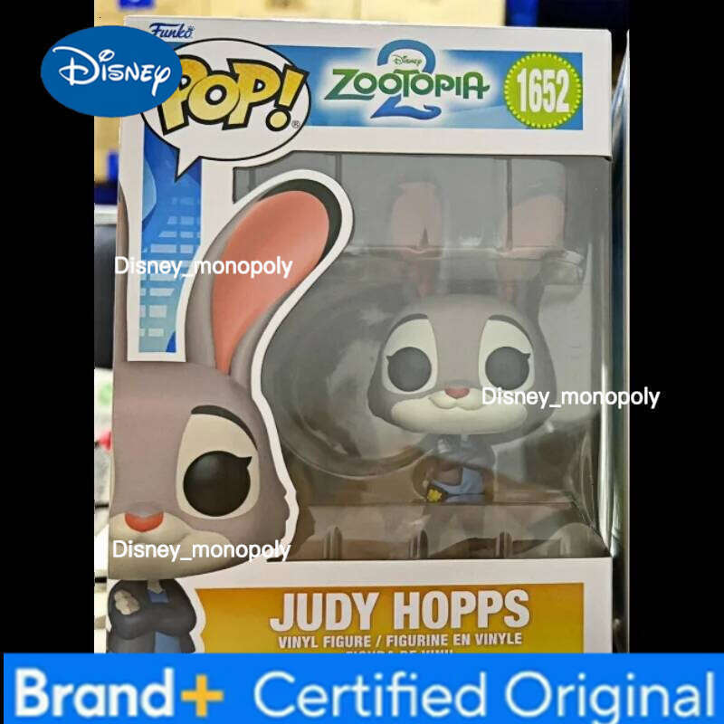 Disney Funko Pop Zootopia 2 Judy Hopps & Nick Wilde Action Figure Set - Original Collectible Model Toys for Kids Adults Gift H260205