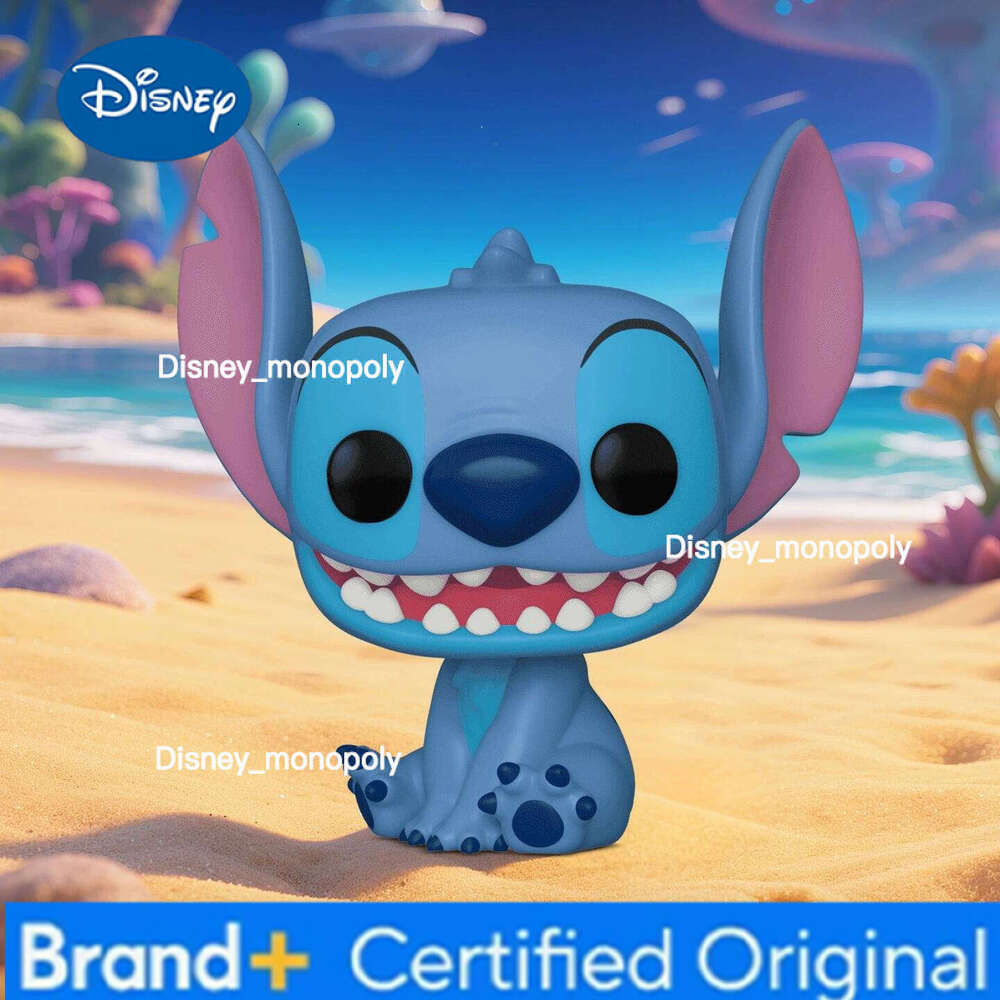 Disney Funko Pop Animation & Cartoons Jumbo Stitch Figure Ornaments Toy for Boys Gift Collectible Model H260205