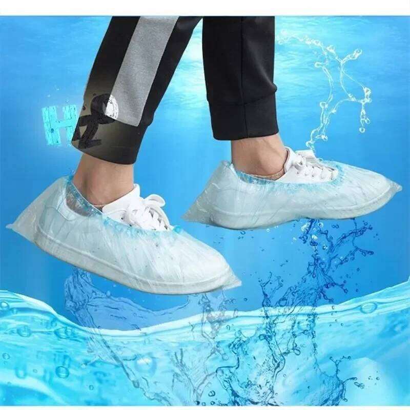 100Pcs Disposable Shoe Hygienic Boot Covers for Household Construction Workplace Indoor Carpet Floor Protection S260204