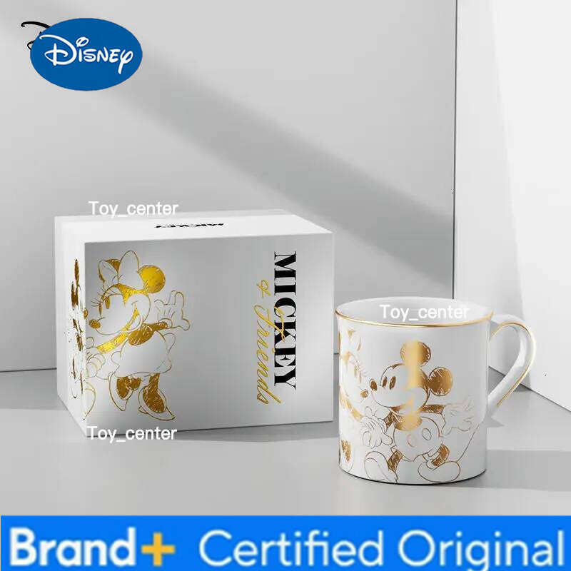 Disney Mickey Minnie ceramic creative couple water office tea coffee children milk cup Valentine's Day gift H260205