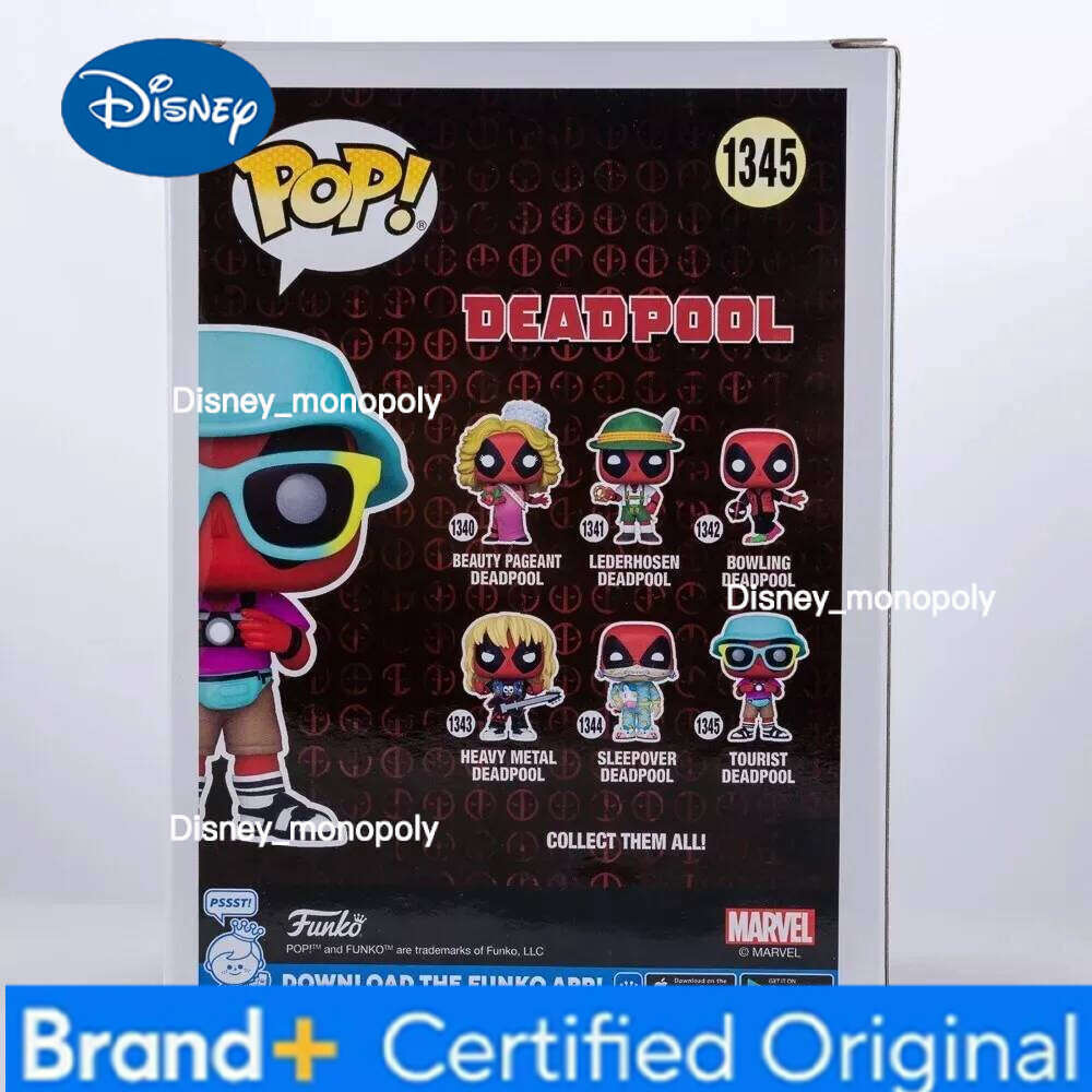 Disney Funko Pop Marvel Deadpool Action Figures Toys Collectible Vinyl Figure Anime Q Version Figureine Limited Edition Model H260205
