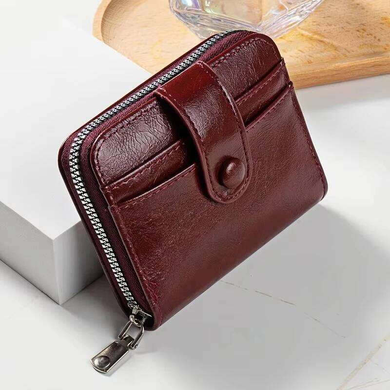 Coin Purse Zippered Zipper Wallet Fashion Card Holder For Travel Men Organization Z260205
