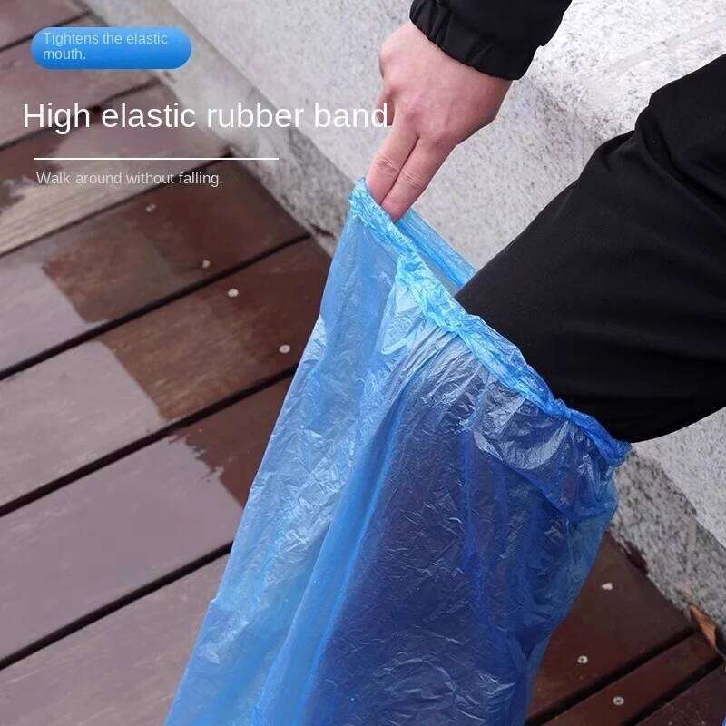 10 pieces=5 Pairs Boot Covers Plastic Disposable Waterproof Shoe Covers, Shoes Cover for Rain, S260204