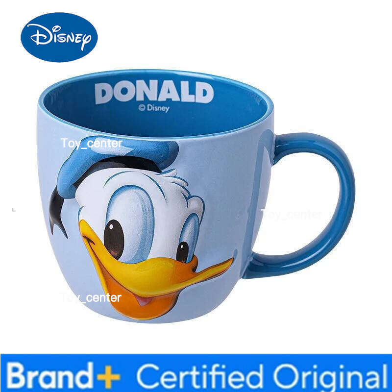 Disney Mug Cute Mickey Winnie The Pooh Creative Cartoon Animation Donald Duck Children Ceramic Cup Friend Birthday Gifts H260205