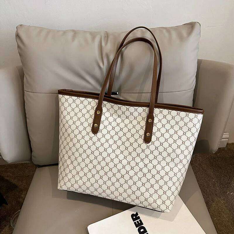 High End High-capacity For Women, New Trendy Tote Bag, Versatile Commuting Texture Portable Shoulder Bag Y260204