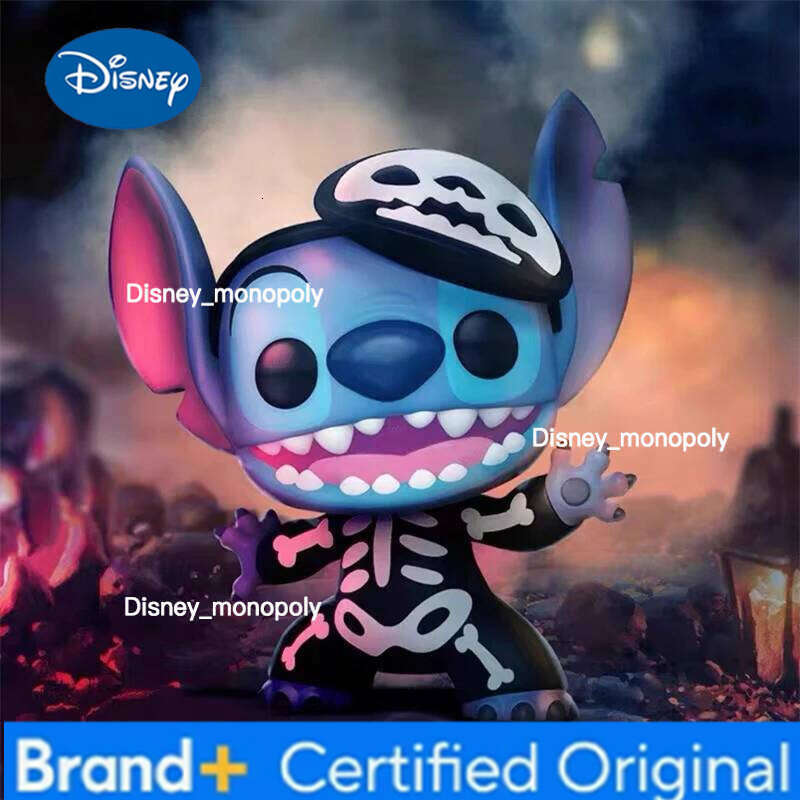 Disney Funko Pop Lilo & Stitch Skeleton Stitch#1234 Vinyl Figure Action Figures Dolls Toys Gift for Children H260205