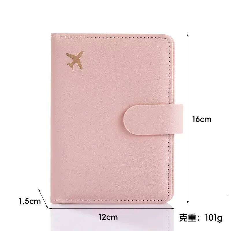 Multi-Functional Holder Travel Wallet with Card Slots and Ticket Pocket Portable Passport Cover for Airplane Use Z260205