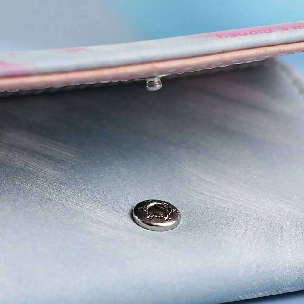 New PU Holder Tri-fold Short Money Clip Multi-Card Coin Purse Women Z260205